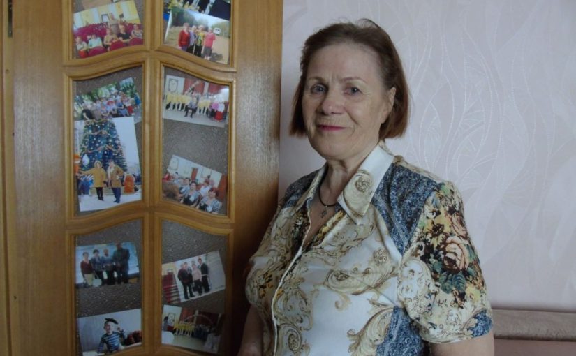 Поздравление с 80-летием принимает жительница города Нариманов